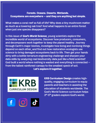 3-5 World Ecosystems Science Magazine