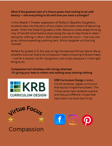 Mufaro's Beautiful Daughters Reader's Theater (COMPASSION)
