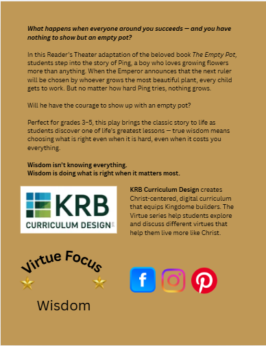 The Empty Pot Reader's Theater (WISDOM)