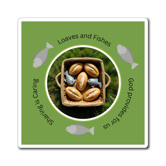 Loaves and Fishes Collection Magnet (Bible Story Series by KRB CURRICULUM DESIGN)