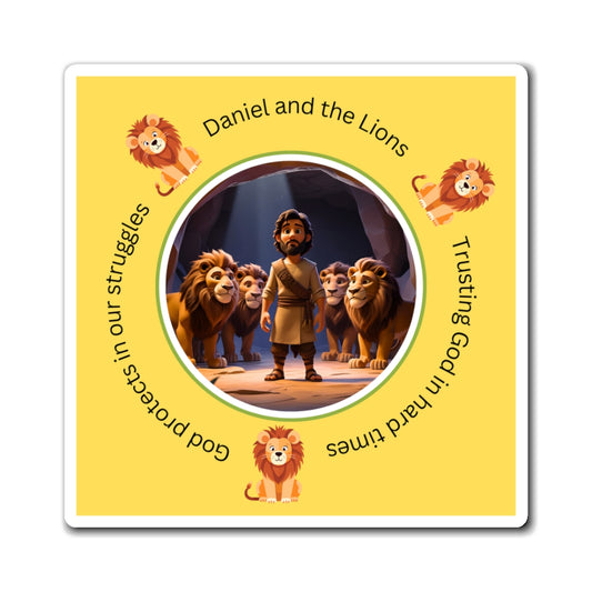 Daniel and the Lions Collection Magnet (Bible Story Series by KRB CURRICULUM DESIGN)