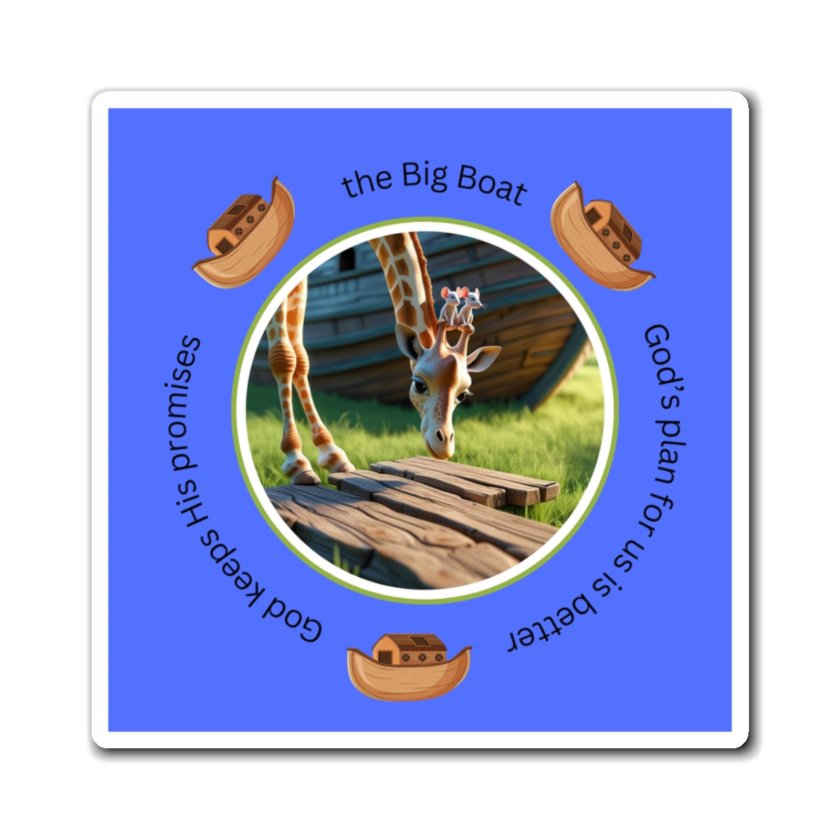 The Big Boat Collection Magnet (Bible Story Series by KRB CURRICULUM DESIGN)