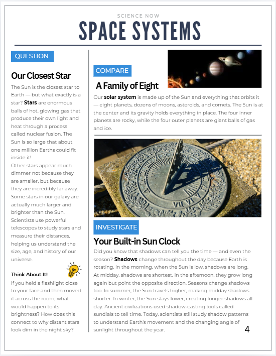 3-5 Space Systems Science Magazine