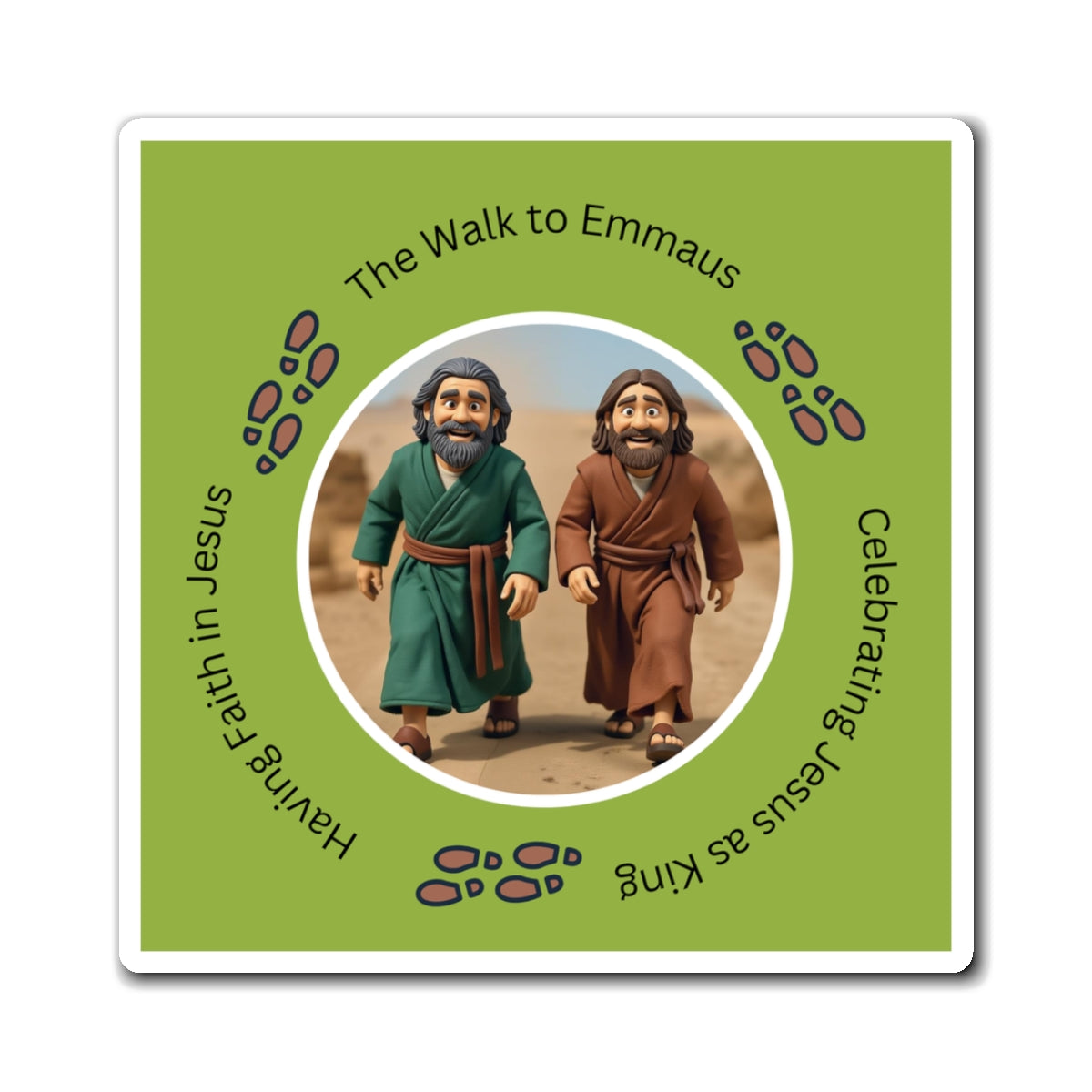 The Walk to Emmaus Collection Magnet (Bible Story Series by KRB CURRICULUM DESIGN)