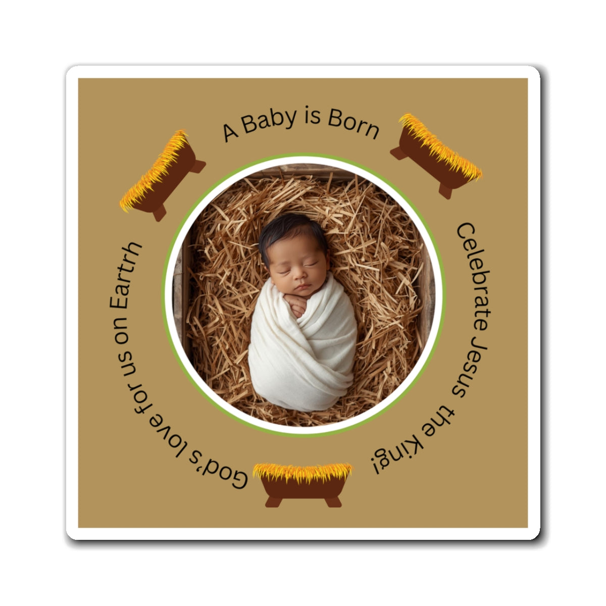 A Baby is Born Collection Magnet (Bible Story Series by KRB CURRICULUM DESIGN)