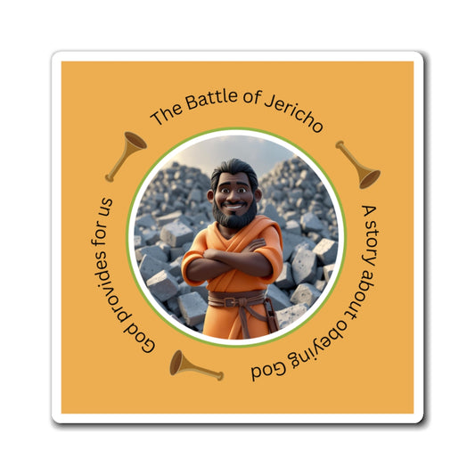 The Battle of Jericho Collection Magnet (Bible Story Series by KRB CURRICULUM DESIGN)