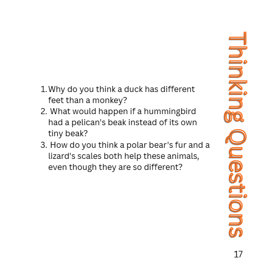 K-2 Animal Adaptations