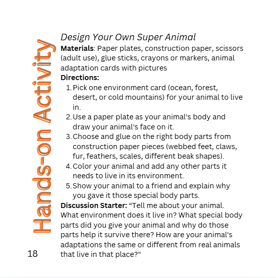 K-2 Animal Adaptations