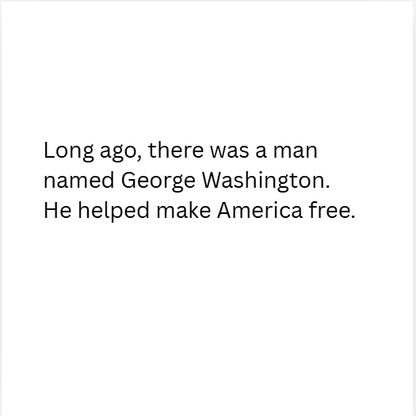 K-2 George Washington: A Leader for a New Country