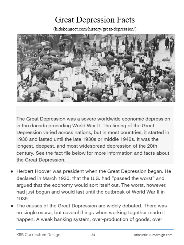 The Mighty Miss Malone Curriculum Guide