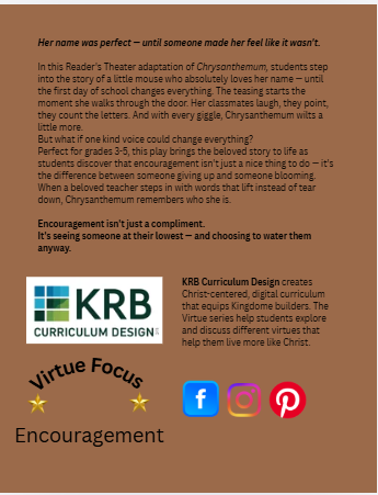 Chrysanthemum Reader's Theater (ENCOURAGEMENT)