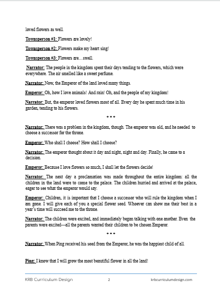 The Empty Pot Reader's Theater (WISDOM)